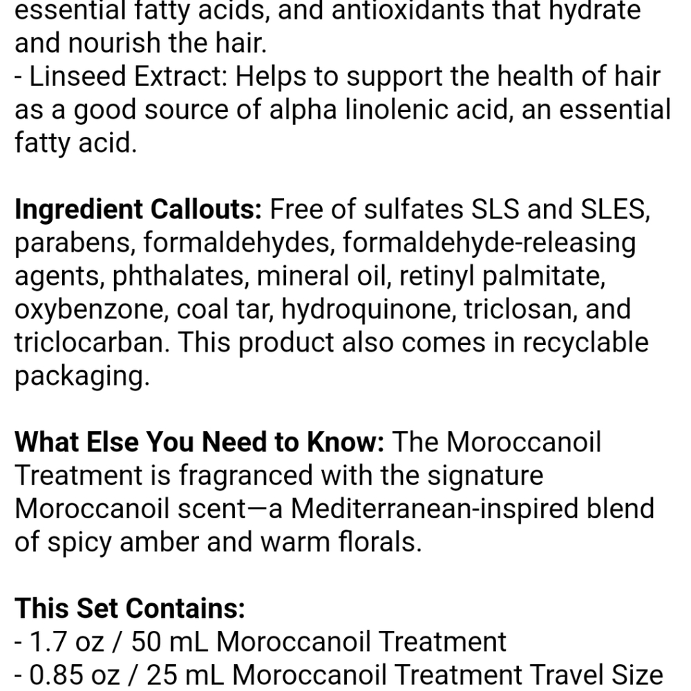 BNIB Moroccan Oil Traveler Set *FIRM PRICE* - Picture 2 of 3